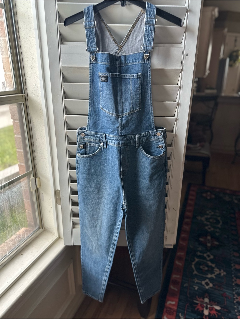Superdry Women's Medium Blue Denim Overalls